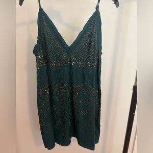 Free People Sequined Mini Dress